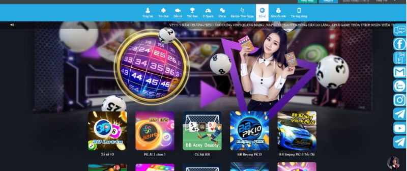 Liên hệ 2 Liên hệ với VF555 qua mạng xã hội